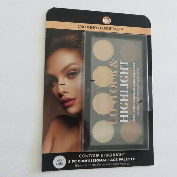 Uncommon Cosmetics Contour & Highlight 8 Piece Professional Face Palette. - Picture 1 of 4